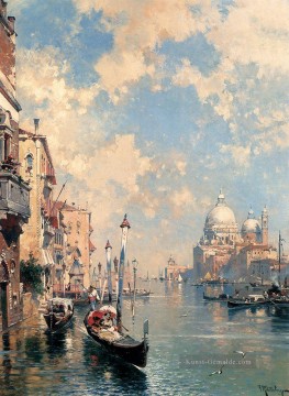  Berge Kunst - Grand Canal Venedig Franz Richard Unterberger Venedig